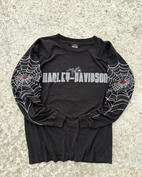 Long sleeves HD. 🕷️🕷️ ตอกปี 2004/2001 H-D