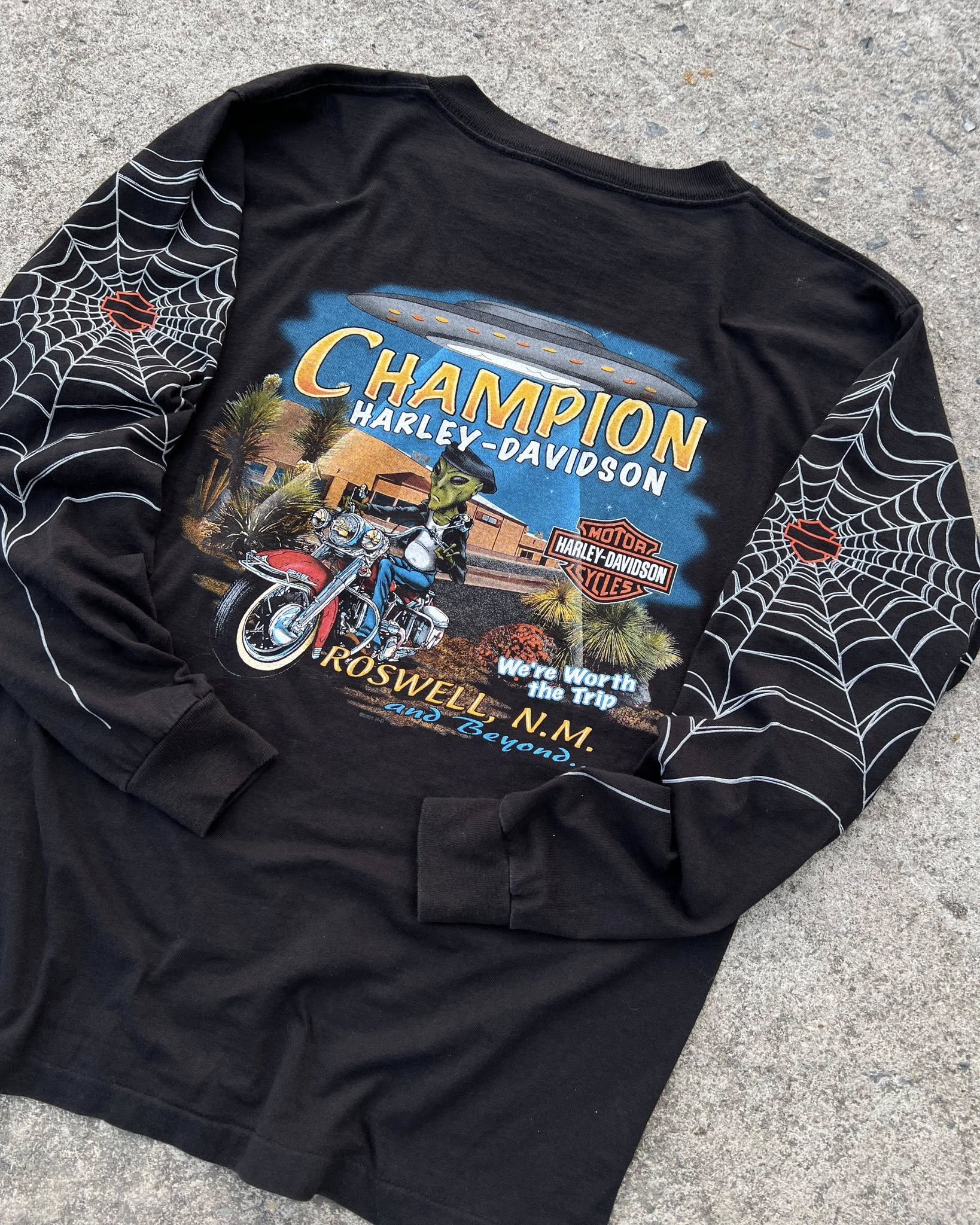 Long sleeves HD. 🕷️🕷️ ตอกปี 2004/2001 H-D