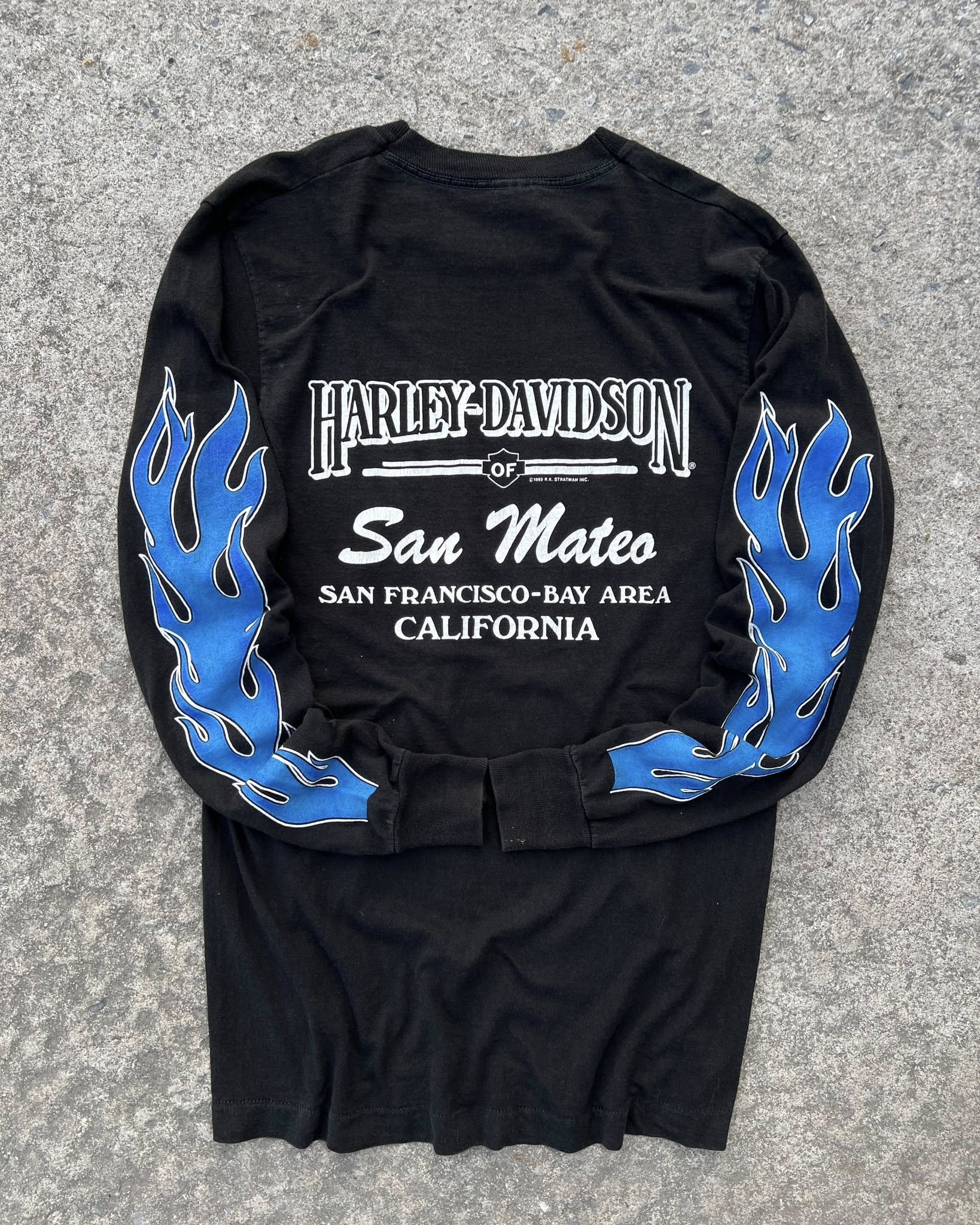 Long sleeves HD. 🔥🔥 ตอกปี R.K. STRATMAN/1989  H-D